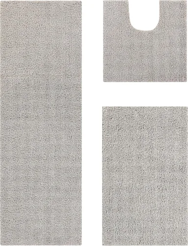 Miniatura 55 de Better Trends Micro Collection - Tapetes de baño, alfombra suave, alfombra de felpa absorbente, alfombra de baño 100% poliéster para suelo de baño