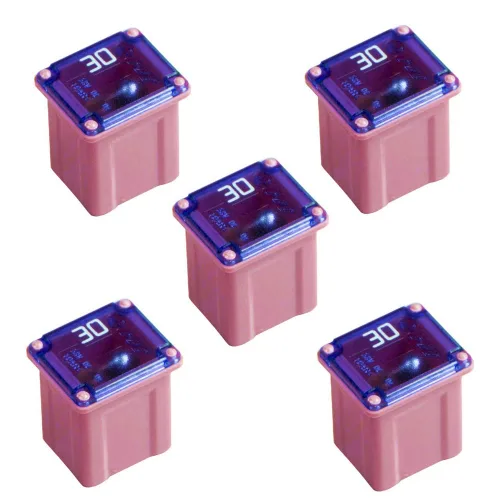 Miniatura 8 de Paquete de 5 fusibles automotrices de perfil bajo Mini Jcase de 50 amperios surtido para camionetas, automóviles y SUV