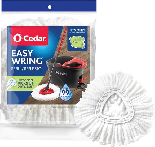 Miniatura 2 de O-Cedar EasyWring - Recambio de cabezal de trapeador giratorio (paquete de 6)