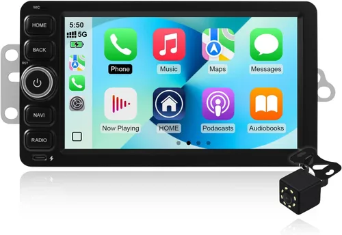 Estéreo de coche 2+64G Android 14 doble DIN para Chevrolet Silverado Impala Tahoe GMC Sierra Yukon Hummer H2 con 7 pulgadas IPS pantalla táctil