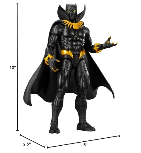 Miniatura 10 de Marvel Legends Series Black Panther, Figura de acción coleccionable de Comics de 6 pulgadas