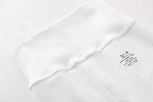 Miniatura 4 de ACESTAR Pantalones de algodón con pies de cintura alta para recién nacidos, para bebés de 0 a 12 meses, paquete de 3 unidades, 1 paquete