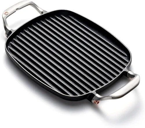 Miniatura 9 de Outset Parrilla de hierro fundido y molde para horno, 10 pulgadas