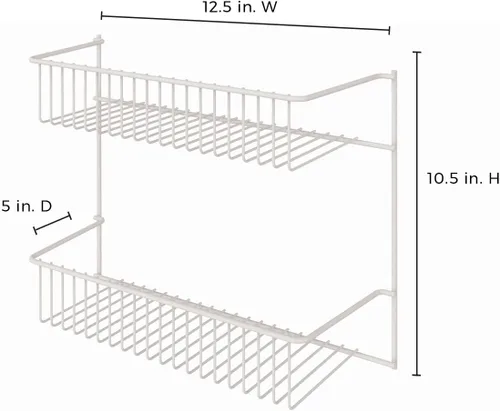 Miniatura 3 de Estantería de pared de 2 estantes ClosetMaid 8002, 12 pulgadas de ancho