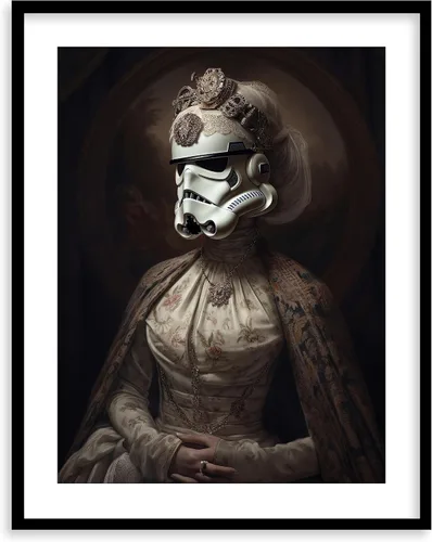 Miniatura 35 de Láminas de Arte de Retratos Victorianos de Star Wars - Impresión de Arte Fino Giclée Premium - Decoración de Pared Steampunk Estética, Póster Darth