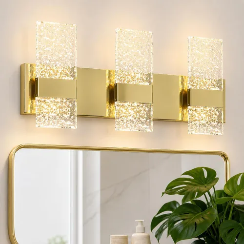 Miniatura 23 de Lámpara de tocador de baño moderna de cromo de 4 luces, elegantes accesorios de iluminación de baño de LED de cromo sobre espejo, accesorios