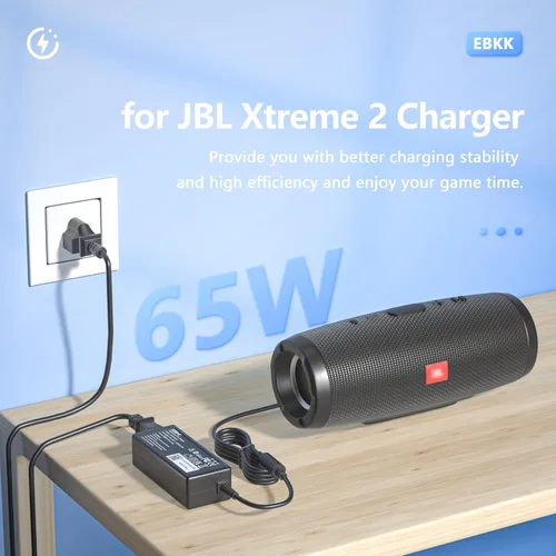 Miniatura 3 de 19V Reemplazo para JBL Xtreme 2 Cargador/Extreme 2 / Xtreme/JBL Boombox Altavoz inalámbrico portátil Bluetooth Reemplazo JBL Cable de alimentación