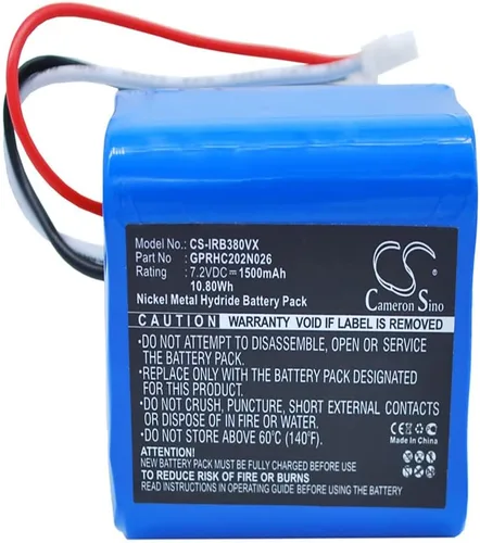 Miniatura 5 de Cameron Sino - Batería de repuesto de 1500 mAh para iRobot 5200B, Braava 2000, Braava 300, Braava 380, Braava 380T, Braava 381 4409709