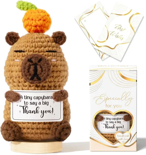 Miniatura 16 de Regalos de agradecimiento para mujeres, apoyo emocional de ganchillo, regalos administrativos para el día profesional, cesta de Pascua, regalo
