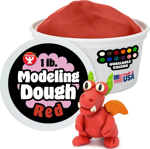 Miniatura 24 de Hygloss Masa de Modelado para Jugar para Niños – Masa Sensorial Segura y No Tóxica para Artes y Manualidades – Tubo de 1 lb – Arcilla de Jugar