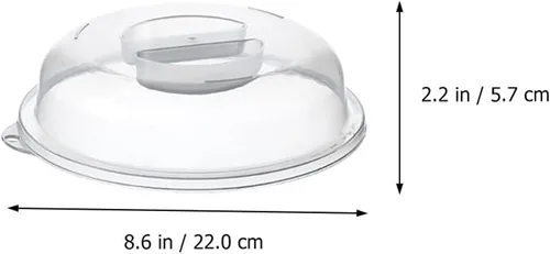 Miniatura 9 de Hemoton Cubierta de salpicaduras para microondas, cubierta de placa de microondas, cubierta de placa de microondas, tapa de protección contra