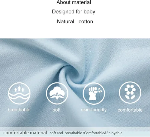 Miniatura 219 de pureborn Mameluco de algodón súper suave para bebés niños y niñas de 0 a 24 meses