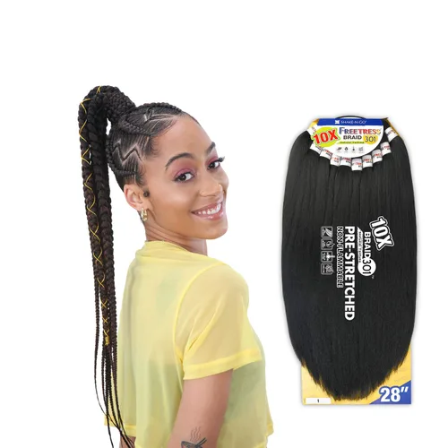 Miniatura 2 de Trenza sintética Freetress - 10 trenzas 301 28 (2 marrón oscuro)
