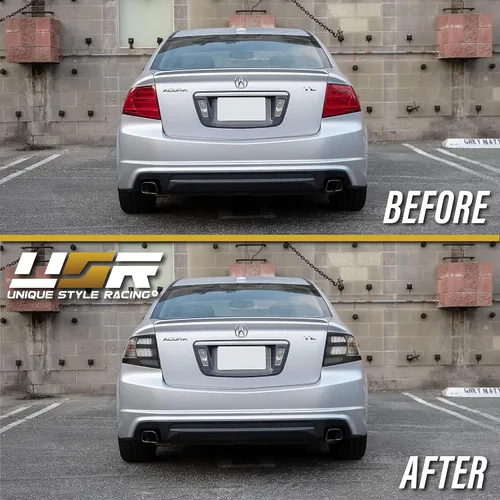 Miniatura 2 de USR DEPO 3G TL Luces traseras - Carcasa trasera de lámparas de estilo JDM en negro (izquierda + derecha) Compatible con 2004-2008 Acura TL todos