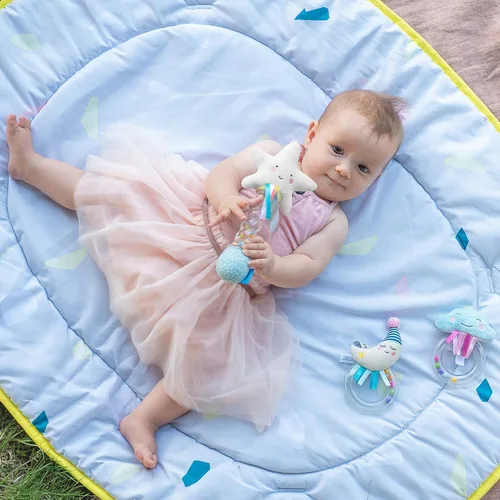 Miniatura 3 de Taf Toys Sonajero Palo de Lluvia Estrella, Juguete Musical Agitar y Sonajero Creador de Lluvia, Instrumento Musical para Bebés y Niños Pequeños