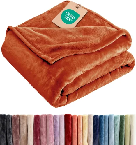 Miniatura 32 de Manta de forro polar ultrasuave para niños – Manta de franela de lujo para niños – Ligera para sofá, cama o silla – Gruesa, cálida y transpirable