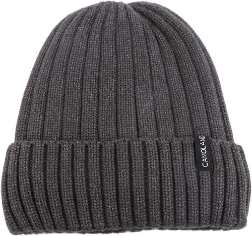 Miniatura 4 de CAMOLAND Gorro de punto de lana de lana de lana para hombre
