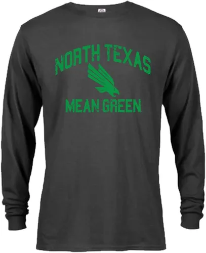Miniatura 26 de Sport Your Gear Camiseta de manga larga con licencia oficial, estilo retro y envejecido para fanáticos universitarios UNM Red Heather