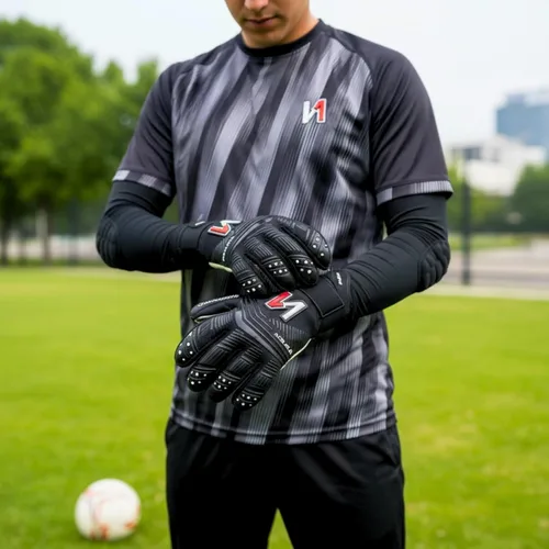 Miniatura 9 de ONEKEEPER Viper - Guantes de portero de nivel profesional para niños, jóvenes y adultos Guantes de portero de fútbol GK Látex de contacto
