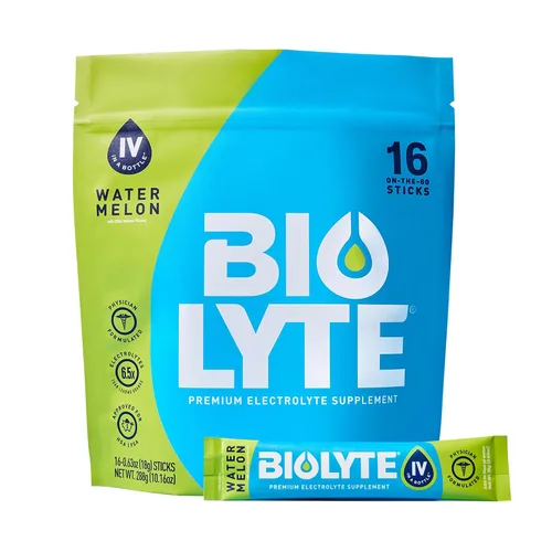 Miniatura 11 de BIOLYTE Paquetes de polvo de electrolitos IV, mezcla de bebida líquida IV para agua, hidratación desarrollada por médicos, alivio de deshidratación