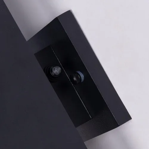 Miniatura 6 de mirrea Moderna luz de porche para exteriores, luz de patio en 2 luces, sensor de fotocélula del atardecer al amanecer con tubo rectangular