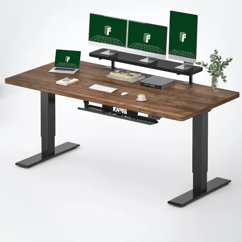 Miniatura 17 de FLEXISPOT Escritorio Eléctrico de Pie de Una Pieza, 40 x 24 Pulgadas Escritorio Ajustable con Superficie Sin Costuras, Controlador de Memoria
