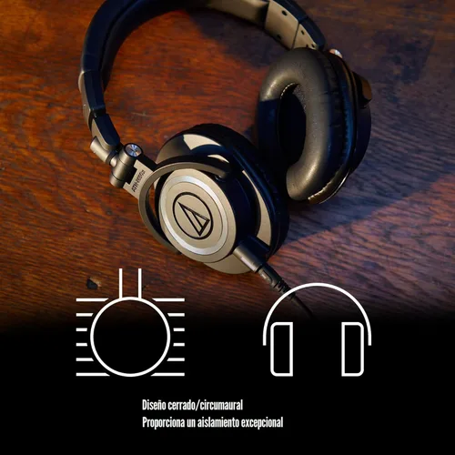 Miniatura 7 de Audio-Technica ATH-M50X - Auriculares profesionales para monitor de estudio, color negro, grado profesional, aclamado por la crítica, con cable