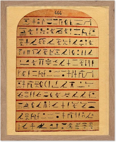 Miniatura 62 de Poster Master Póster astrológico clásico, impresión de ciencia vintage, regalo para artistas, amigos, el antiguo zodiaco de Egipto, rueda