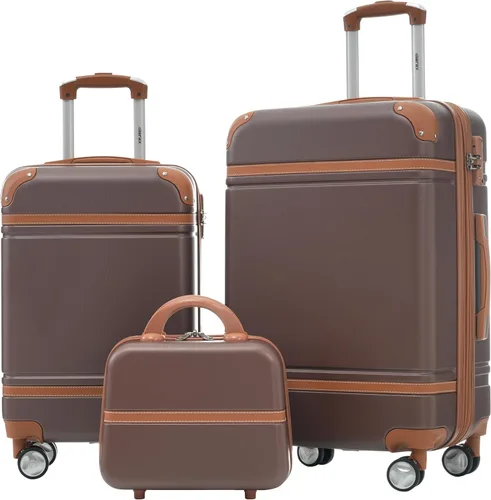 Miniatura 217 de Merax Equipaje, maleta extensible rígida con ruedas giratorias ligeras, Negro -, 40/48/52