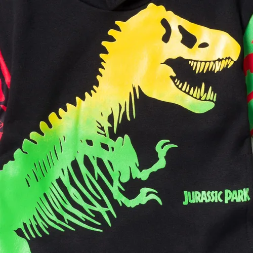 Miniatura 3 de Jurassic World Dinosaur T-Rex - Sudadera con capucha de forro polar para niños pequeños y grandes