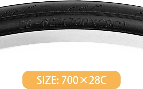 Miniatura 4 de Hycline Neumático de repuesto para bicicleta de carretera: 700x25C/700x28C/700Cx35C Neumáticos de bicicleta plegables de alto rendimiento
