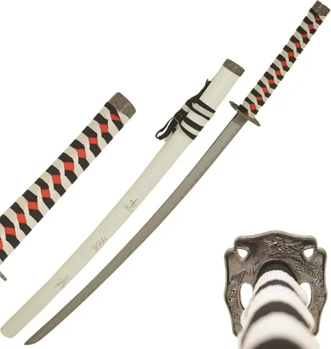 Miniatura 16 de Snake Eye Tactical Espada samurái katana de dos tonos con soporte de espada gratis