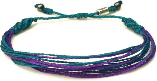 Miniatura 115 de Rumi Sumaq Pulsera de concientización para hombres, mujeres y niños – Pulsera de apoyo tejida ajustable anudada a mano – Pulsera de conciencia sutil