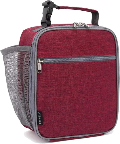 Miniatura 10 de FlowFly Lonchera para niños, bolsa suave aislada, mini hielera para el regreso a clases, kit de bolsa térmica para comidas, para niñas, niños, robot