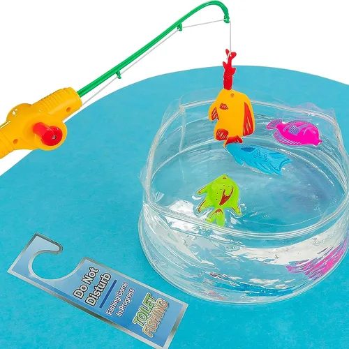 Miniatura 2 de Juego de pesca para el baño.