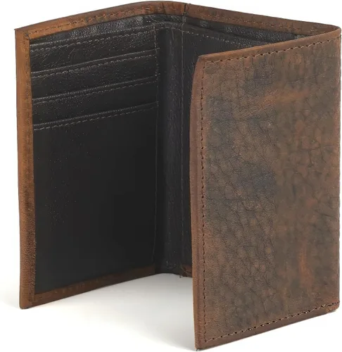 Miniatura 4 de ARIAT Billetera Trifold En Relieve Esquina Logo Marrón Talla única
