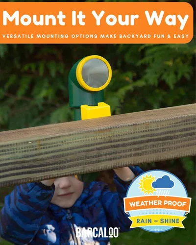 Miniatura 3 de Barcaloo Periscopio de juego para niños, niños pequeños, accesorio de juego de periscopio verde, accesorio de columpio monocular para casa