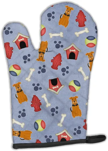 Miniatura 331 de Caroline's Treasures BB2732OVMT Dog House Collection Border Collie - Guante de horno grueso resistente al calor para sartenes calientes y horno