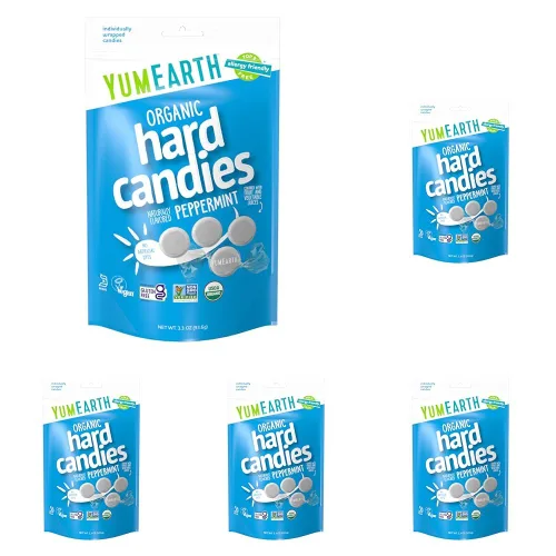 Miniatura 17 de YumEarth Gotas de frutas orgánicas, caramelos duros naturales con sabor variado, dulces de frutas para niños, aptos para alérgicos, sin OMG, sin