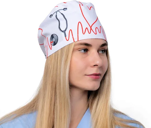 Miniatura 79 de Print Scrub Caps - Sombrero perfecto para enfermeras, médicos y EMTs..