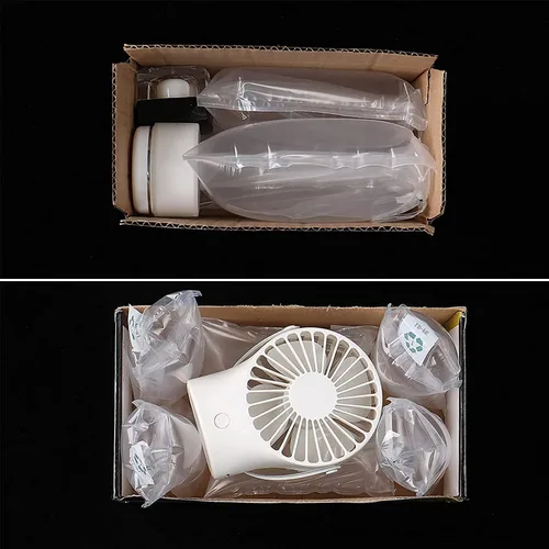 Miniatura 9 de Miupoo Bolsas de aire de embalaje, bolsa protectora de embalaje de aire inflable de plástico transparente con cojín de bomba gratis, bolsa