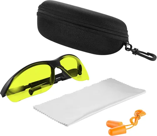 Miniatura 9 de xaegistac Anteojos de seguridad antivaho para disparar, ANSI Z87, protección ocular con estuche rígido