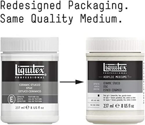 Miniatura 2 de Liquitex Profesional Acrílico textil, fluido de secado lento, efecto retardante Estuco Cerámico