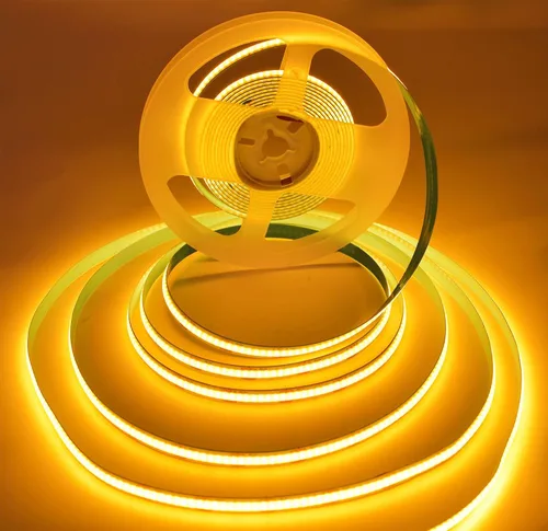 Miniatura 11 de SUYOOULIN COB Tira de luces, 16.4 pies/16.4 ft DC24V tira de luz de alta densidad 1600 LED, 32000 lúmenes, súper brillante, regulable,