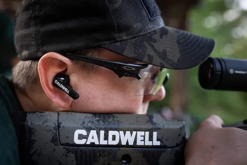 Miniatura 6 de Caldwell E-MAX Shadows 23 NRR - Protección auditiva electrónica con conectividad Bluetooth para tiro, caza y campo de tiro Negro