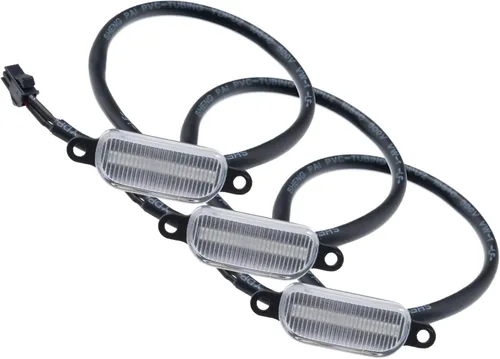 Miniatura 4 de ORACLE Lighting 5889-005-C Kit de luces LED universales ámbar con lente transparente estilo pre-corredor, estilo elegante y agresivo, sin