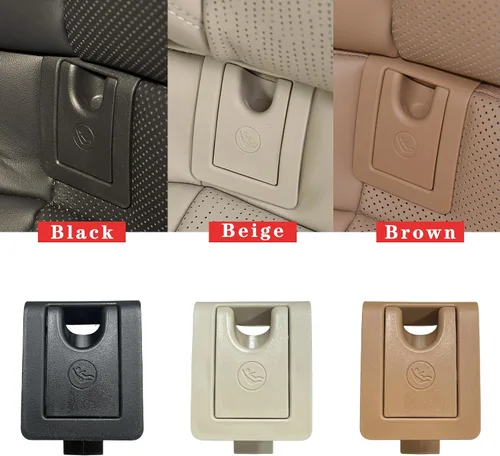 Miniatura 3 de para Toyota Camry Cubierta de Anclaje de Asiento Infantil, Cubierta de Hebilla de Gancho de Cinturón de Seguridad de Asiento Infantil ISOFIX Fila
