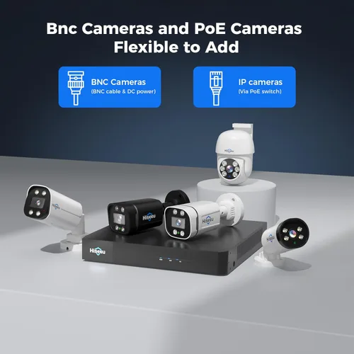 Miniatura 6 de Hiseeu Grabador de video digital de seguridad DVR de 4K 8 canales DVR avanzado de 8MP con detección de vehículos para cámara de seguridad CCTV