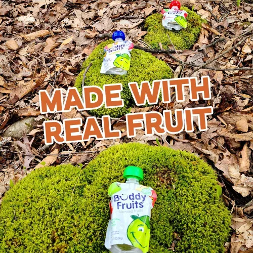Miniatura 7 de Buddy Fruits Snacks To Go Puré de manzana sin azúcar de mango sin azúcar, bolsa de 3.2 onzas (18 unidades) sin gluten, frutos secos, conservantes