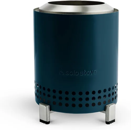 Solo Stove Mesa, Hoguera de Mesa de 5.1 Pulgadas con Soporte - Hoguera de Acero Inoxidable Sin Humo para Acampar, al Aire Libre y Patio - Hoguera